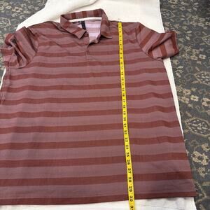 Adidas Two-Color Stripe Polo 2xL Golf Shirt
